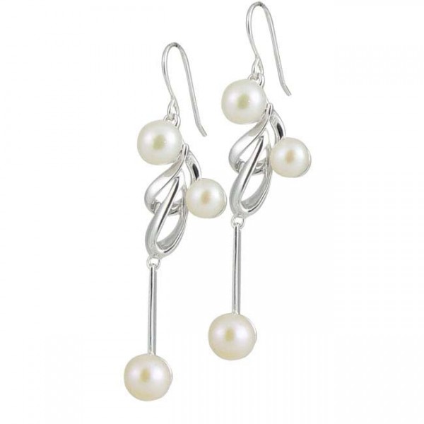 Pendientes decorativos de perlas-220118