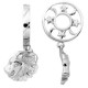 Storywheels LEO colgante con diamantes de plata esterlina de la rueda SOLO 3 DISPONIBLES -336864