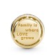 Pandora 14k Gold Family Roots Charm