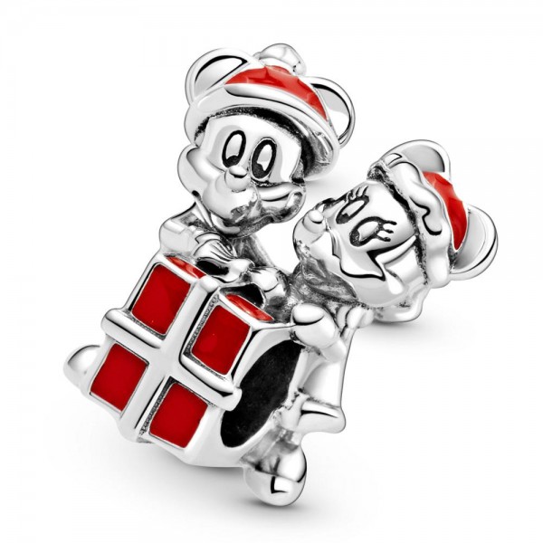 Dije Pandora Disney Mickey & Minnie Mouse Present