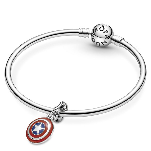 Colgante Pandora Marvel Los Vengadores Capitán América Escudo