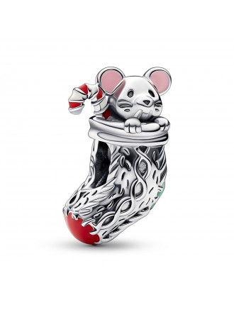 Dije Pandora Festive Mouse & Stocking