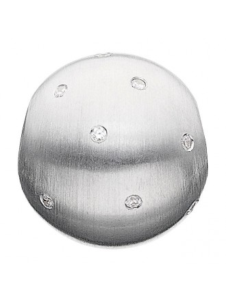 Botón STORY by Kranz & Ziegler de plata de ley con circonita china transparente y esfera lisa-343879 ¡RETIRADO SÓLO LE QUEDA 1!