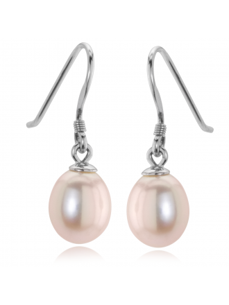 Pendientes de perlas rosas-334795