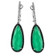 Pendientes de Agata Verde y Diamantes-339565