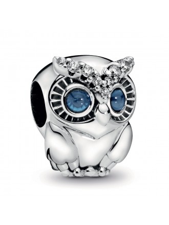 Pandora Sparkling Owl Charm